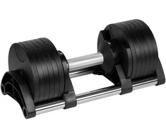 Ketaus reguliuojamo svorio automatinis hantelis, 24 kg, 2kg žingsniai, REBEL ACTIVE