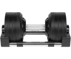 Ketaus reguliuojamo svorio automatinis hantelis, 24 kg, 1kg žingsniai, REBEL ACTIVE