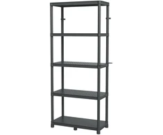 Keter Stackaro Solid 75 Kistenberg lentynų blokas, maks. bendra apkrova 220 kg, 5 lentynos, montuojamas prie sienos, KSS75L5HD-S411