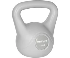 REBEL ACTIVE Kettlebell bituminous pilka 12 kg