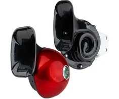 Garso signalų rinkinys – raudonas, 2 vnt., 125 mm, 110 dB, 12V, AMIO-04075