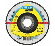 KLINGSPOR ŚCIERNICA LISTKOWA WYPUKŁA SMT624 SUPRA 125mm gr. 80