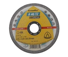 KLINGSPOR METALO PJOVIMO DISKAI 125 mm x 1,6 mm x 22,2 mm A46 TZ Special