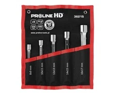 Klucze Dvipusiai vamzdiniai raktai, 5 vnt. (8x9-16x17mm), CV, proline "HD"