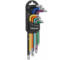 Klucze Ilgi „Torx“ raktai, 9 vnt. rinkinys, T10-T50, S2, „Proline“