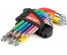 Trumpi TORX raktai, 9 vnt., S2 AMIO-04300