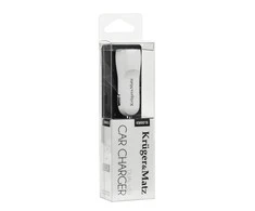 Kruger &amp; Matz 2xUSB 2400 mA automobilinis įkroviklis