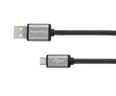 Kruger &amp; Matz USB - micro USB kabelis 1.8m