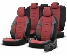 Amio Universalūs sėdynių užvalkalai OTOM, THRONE - raudona