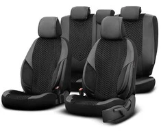 Amio Universalūs sėdynių užvalkalai OTOM, ADVANCED - juoda
