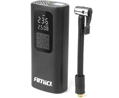 Belaidis automobilinis kompresorius 40 W su LED, powerbank ir USB-C, AMIO-04377
