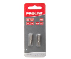 Końcówka 1/4 colio plokščias antgalis, 6,5 mm, ilgis 25 mm, 2 vnt. s2, blisterinėje pakuotėje, proline