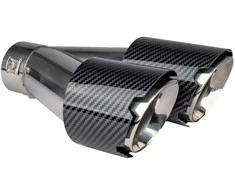 Duslintuvo antgalis 32-52 mm, nerūdijančio plieno, carbon, dvigubas, kairysis, AMiO‑04069