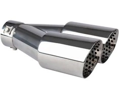 Duslintuvo antgalis 32-52 mm, nerūdijančio plieno, dvigubas, chromuotas AMiO-04062