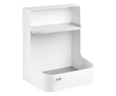 Pojemnik „Ergo Office“ po stalu dedamas konteineris / organizatorius su priedų lentyna, baltas, maks. 5kg, ER-442