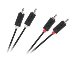 2RCA-2RCA kabelis 1.8 m Cabletech standartas