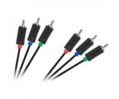 3RCA-3RCA Komponentinis kabelis 1.8 m Cabletech standartas