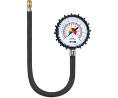 Mechaninis manometras su 30 cm žarna, 12 bar, AMIO-04468