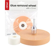 Krążek gumowy do usuwania kleju 88mm amio-04926