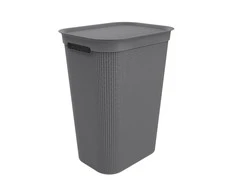 rotho Skalbinių dėžė BRISEN, 50 l, antracito spalvos