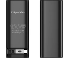 Kruger &amp; Matz PowerBank KrugerMatz 20000 mAh ličio jonų išorinė baterija su QC ir PD funkcijomis