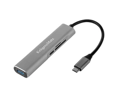 Kruger &amp; Matz Adapteris (HUB) C tipo USB į HDMI / USB 3.0 / SD / MicroSD / C