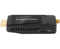 KRUGER &amp; MATZ mini Imtuvas DVB-T2 H.265 HEVC KM9998