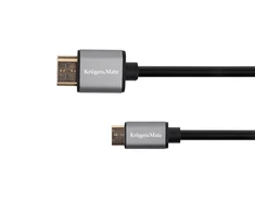 Kruger &amp; Matz Basic HDMI – miniHDMI kabelis 1.8m