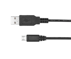 Kruger &amp; Matz USB - micro USB kabelis 1m Juodas