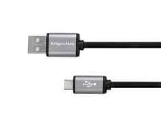 Kruger &amp; Matz USB - micro USB kabelis 1.8m