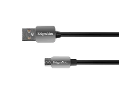 Kruger &amp; Matz USB - micro USB kabelis 1m