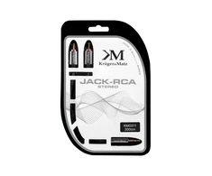 Kruger &amp; Matz AUX 3.5mm - 2x RCA 3m Juodas