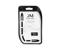 Kruger &amp; Matz AUX - AUX 3.5mm kabelis 1m Juodas