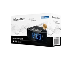 Kruger &amp; Matz KM 813 radijas su laikrodžiu