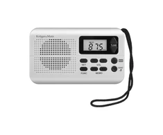 Kruger &amp; Matz KM 819 Nešiojamasis radijo imtuvas, šviesiai pilkos spalvos