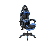 Kruger &amp; Matz Žaidimų kėdė Warrior GX-150 Gaming Chair, Juoda-mėlyna