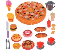 Kruzzel Žaislinis greito maisto rinkinys Play house