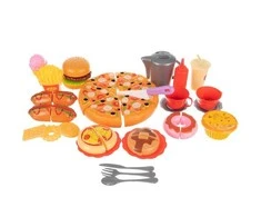Kruzzel Žaislinis greito maisto rinkinys Play house