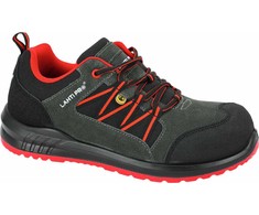 Lahti Pro Półbuty ESD zomšos/oksfordo batai grafito raudonumo, S1 fo sr, "43", ce, lahte