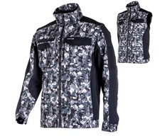 Lahti Pro Bluza, Megztinis su nuimamomis rankovėmis, pilkas ir juodas, "3xl", ce, lahti