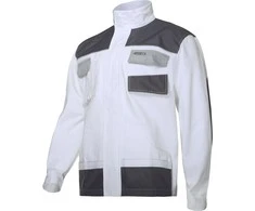 Lahti Pro Bluza, Baltas ir pilkas džemperis, 100 % medvilnė, „s (48)“, ce, lahti