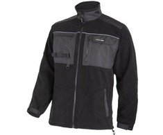 Bluza, Vilnonis džemperis su sutvirtinimais, juodas, 420 g/m2, "2xl", ce, lahti