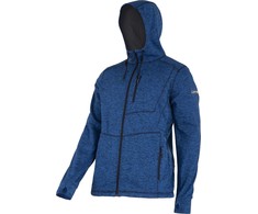 Lahti Pro Bluza, Mėlynas džemperis su gobtuvu ir užtrauktuku, "2xl", ce, latekso spalvos