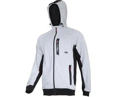 Lahti Pro Bluza, Megztinis su gobtuvu ir užtrauktuku, pilkas ir juodas, „3xl“, ce, Lahti