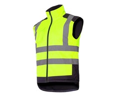 Lahti Pro Kamizelka Dvipusė įspėjamoji liemenė, geltona, "2xl", ce, Lahti