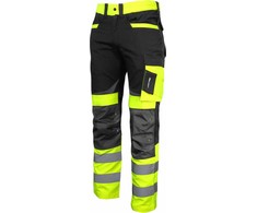 Lahti Pro Gerai matomos kelnės, juodos ir geltonos, "2xl", ce, lahti
