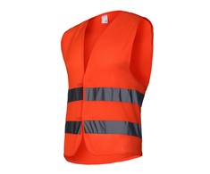 Lahti Pro Kamizelka Tinklinė įspėjamoji liemenė, oranžinė, „3xl“, ce, Lahti