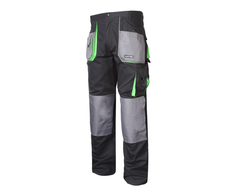 Lahti Pro Kelnės Juodos ir žalios kelnės, 100 % medvilnė, „3xl (60)“, ce, lahti