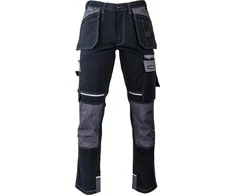 Lahti Pro Kelnės Juodos ir pilkos kelnės su sutvirtinimais, „2xl“, ce, lahti