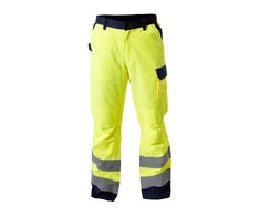 Lahti Pro Kelnės Įspėjamosios kelnės, geltonos, „premium“, „2xl“, ce, Lahti